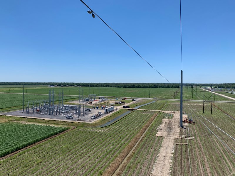 The new Devin Substation, a 3-breaker ring that is the first self-build on the system.